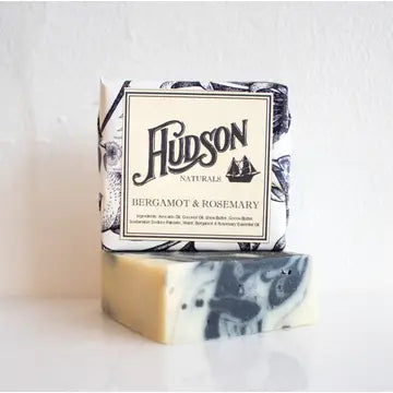 Hudson Naturals Bergamot and Rosemary Soap