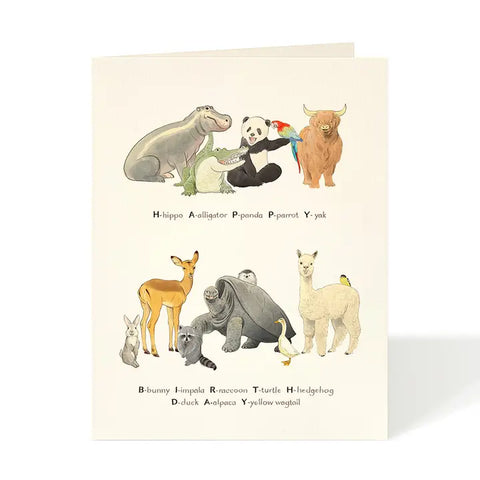 Felix Doolittle Birthday Zoo Card