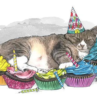 Shawn Braley Cupcake Catnap Card