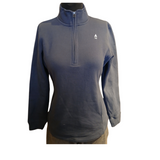 Comfy Quarter Zip Sweatshirt in Navy