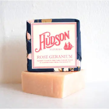 Hudson Naturals Rose Geranium Soap