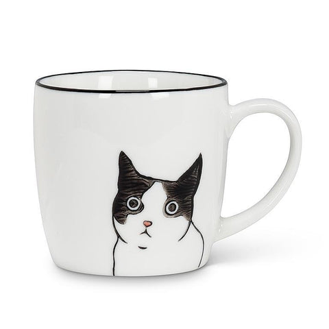 Black and White Cat Mug