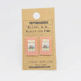 Papyrusaurus Literary Earrings