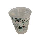 Shot Glass with Wraparound Text