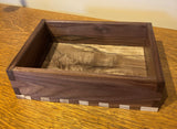 Locally Handmade Black Walnut Tea or Keepsake Box