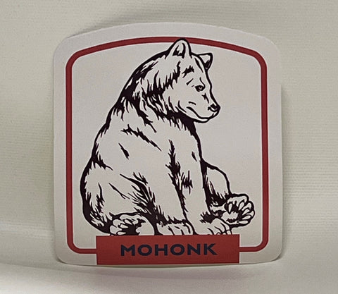 Mohonk Bear Vinyl Sticker