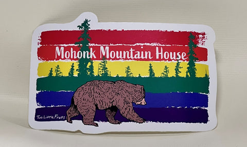 Rainbow Bear Mohonk Sticker